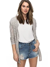 Womens Awake My Soul Cardigan, Small, Heritage Heather Womens Awake My Soul Cardigan, Small, Heritage Heather
