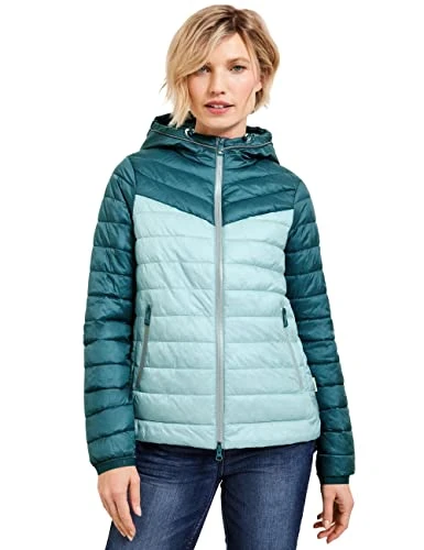 Women's B201792 Transitional Jacket, Dark Aqua Blue, L