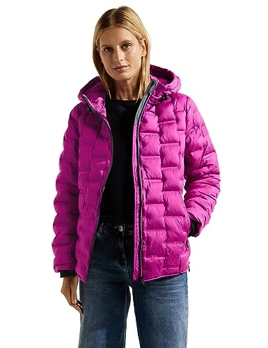 Women's B201841 Quilted Jacket, Bright Pink, XXL