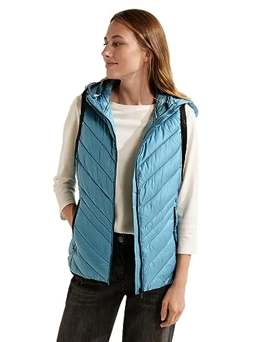 Women's B220184 Quilted Vest, Adriatic Blue, M