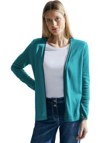 Women's B253739 Cardigan Sweater, Frosted Aqua Blue, XS