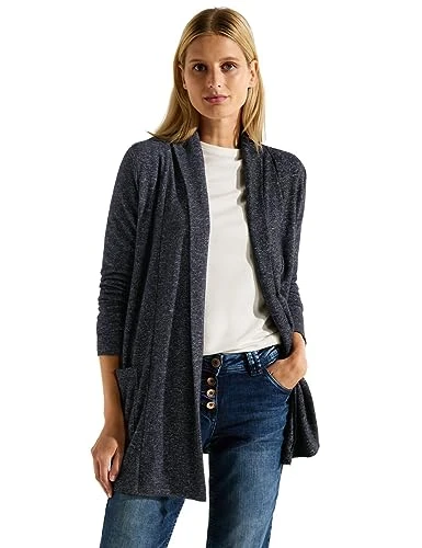 Women's B320465 Cardigan, Night Sky Blue Melange, S
