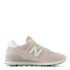 Womens Baby Pink 574 Trainers