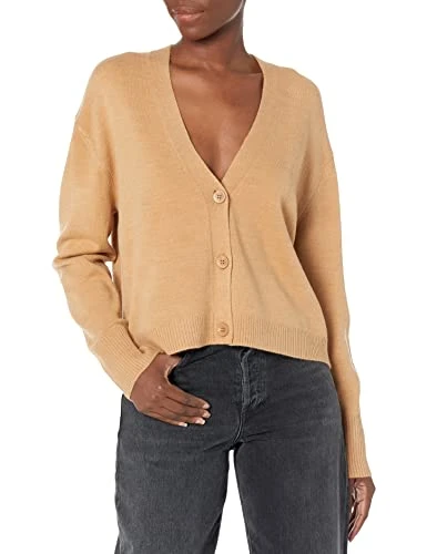 Women's Babysoft Cardigan Sweater, Camel Mel, Small