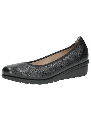 Women's Ballerina 9-22101-41 Ballet Flat, Black (Black Nappa), 5 UK