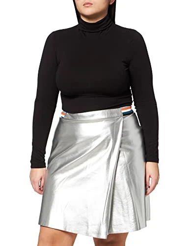 Women's Bametty Skirt, Silver (Silver 040), 14 (Manufacturer Size: 42)