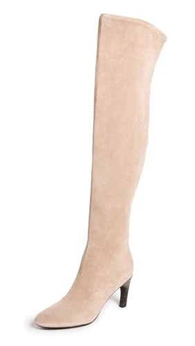 Women's Banana Over The Knee Boots 80mm, Light Beige/Coco, 6.5 UK