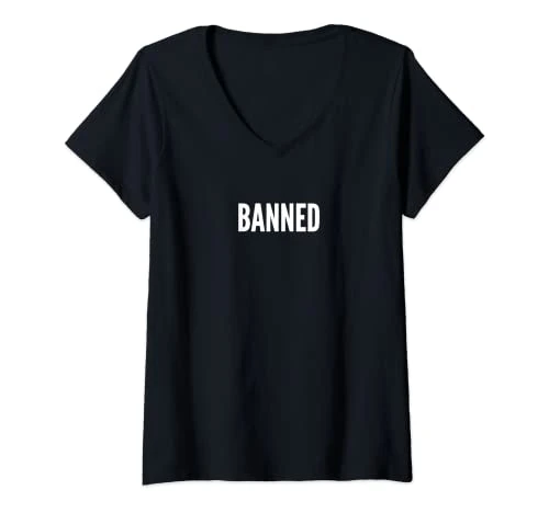 Womens Banned V-Neck T-Shirt