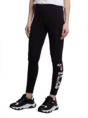 Women's BARBAN Leggings, Black Beauty, S