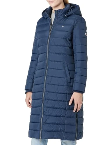 Women's Basic Down-Filled Coat Winter, Blue (Twilight Navy), M