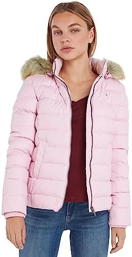 Women's Basic Down-Filled Jacket Winter, Pink (French Orchid), XXS