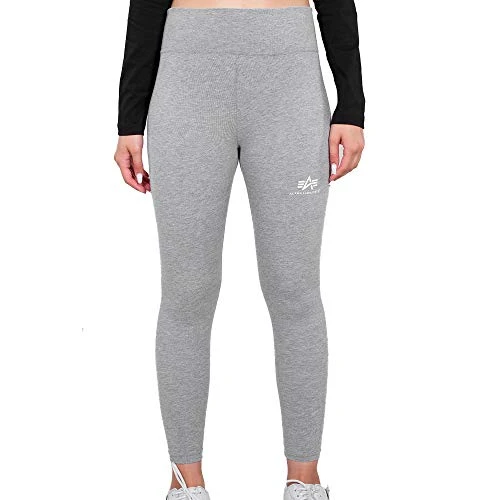 Women's Basic SL Leggings, Greyheather/White, S