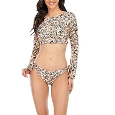 Women's Beach Swimwear - Leopard Print Bikini Set Sexy Swimsuits for Women Bikini Set Beachwear