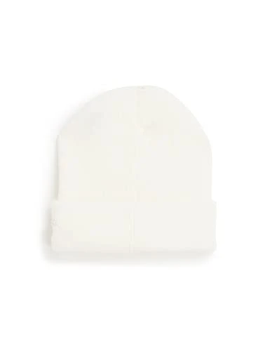 Women's Beanie Double Knit Mohair, Egret, One Size Fits All