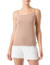 Women's Bea_Top Pyjama T Shirt, Medium Beige263,