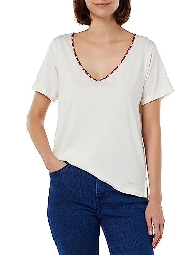 Women's Becca T-Shirt, White (Mousse), XS