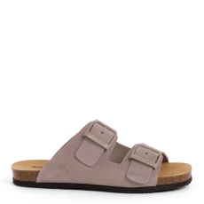 Womens Beige Micole Flat Sandals