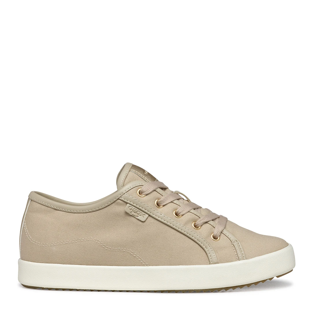 Womens Beige/Gold Biomee Trainer