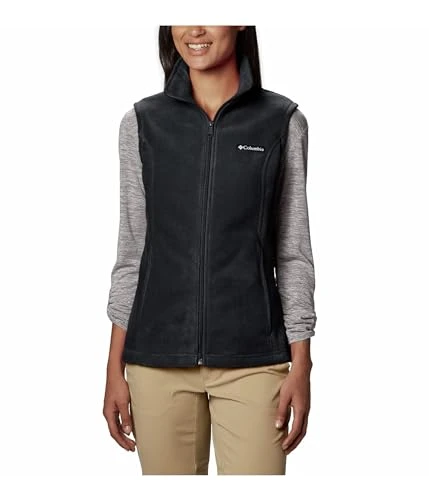 Women's Benton Springs Vest Fleece Gilet Vest, BLACK, Size M