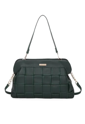 Women's Big Shoulder Handbag Elegant Bag M9007 green