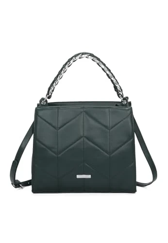 Women's Big Shoulder Handbag Elegant Bag M9010 green