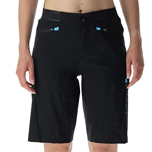 Women's Biking Trailblazer Shorts, Black/Blue Danube, XL