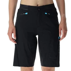 Women's Biking Trailblazer Shorts, Black/Blue Danube, XL
