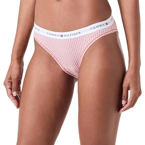 Women's Bikini Print Mini Geo Coral Clay L