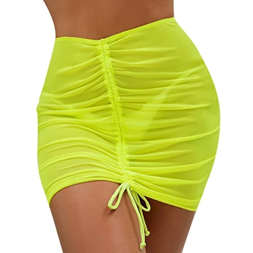 Women's Bikini Set Halterneck Bikini Women's Halterneck Bikini String Thong Bikini Halterneck Tankini Top Monokini Sexy Monokini Women's Push Up Retro Bikini High Waist, yellow, XL