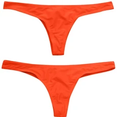 Women's Bikini Set Swimsuit Women's Bikini Top Women's Swimming Trunks Print Swimsuit Plus Size Women Padded Set Small Swimming Shorts Women, orange, XXL