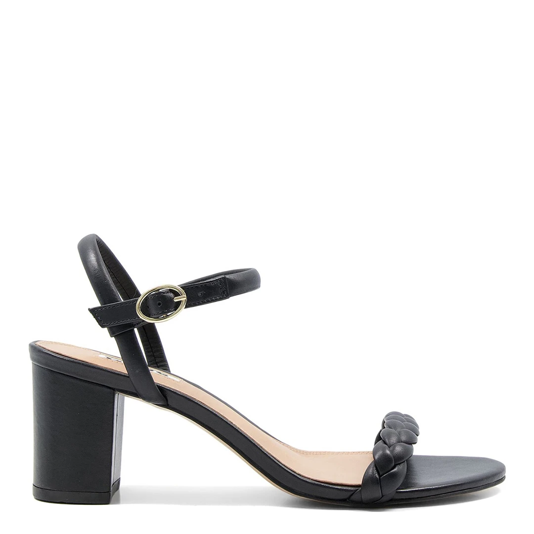 Womens Black Jaslyn Heeled Sandals