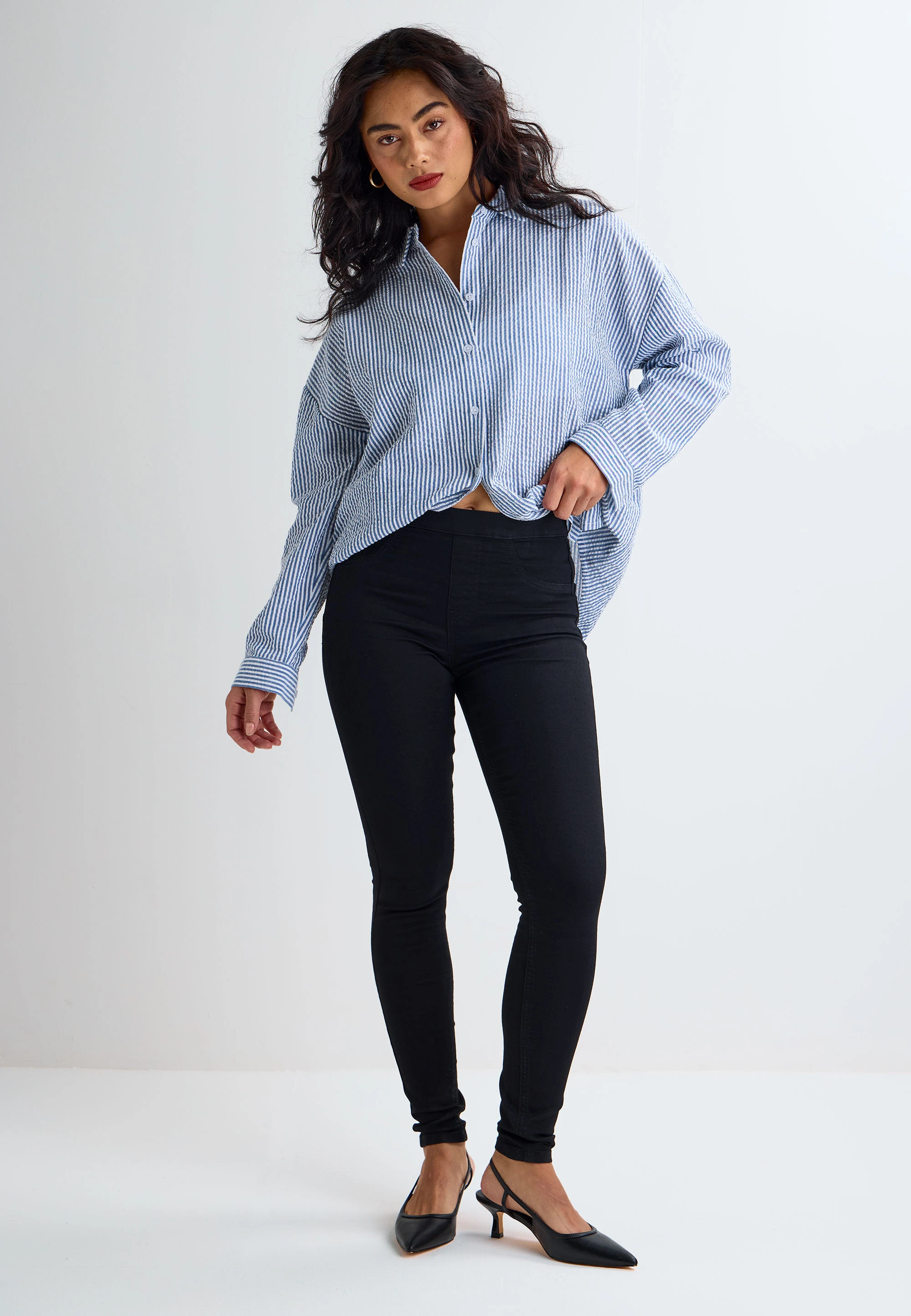 Womens Black Kate Shaper Jeggings