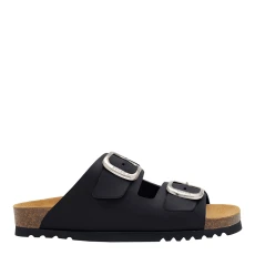 Womens Black Noelle Sandal
