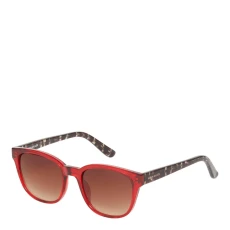 Womens Black Sunglasses 58mm - Brown