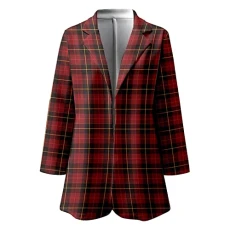 Women's Blazer Blazer and Shorts Set Women Long Suit Jackets for Women Suit Jackets for Women Ladies Winter Coat Waterproof Jackets Women Cardigan forWomen(1-Red,M)