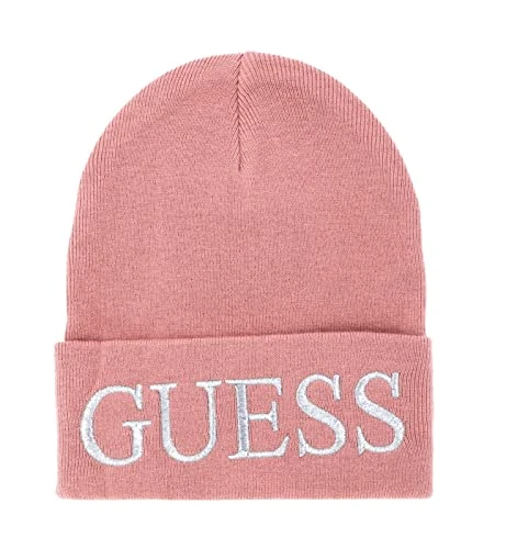 Womens Block Logo Beanie Hats Pink Large (AW8728WOL01)