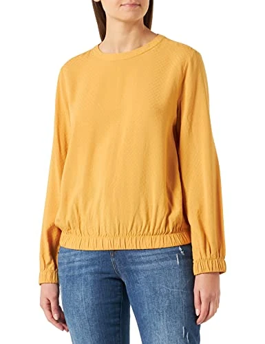 Women's Blouse long sleeve 2129569, yellow, 14