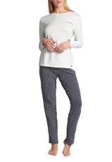 Women's bodywear long pyjama set - Blue - S Women's bodywear long pyjama set - Blue - S