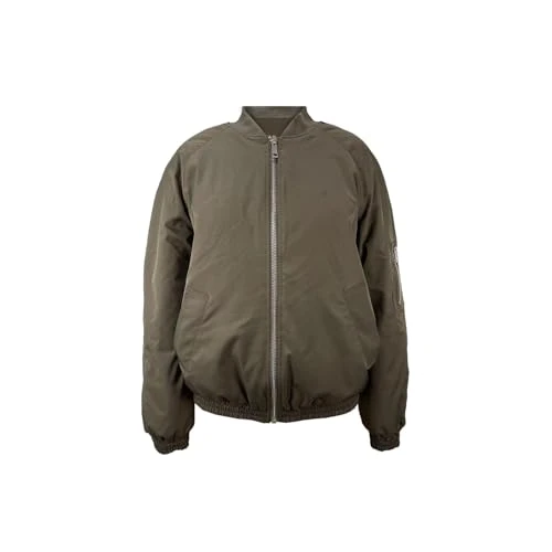 Womens Bomber Jacket Brown M