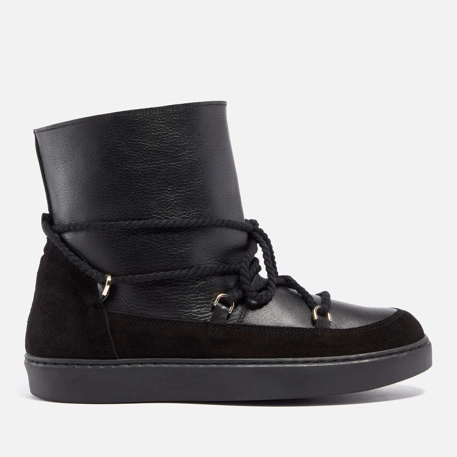 Womens Borealis Leather Snow Boots - UK - Black
