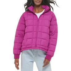 Women's Box Quilted Puffer Jacket, Clover, M Women's Box Quilted Puffer Jacket, Clover, M