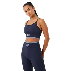 Womens Boxing Seamless Sports Bra Navy M Womens Boxing Seamless Sports Bra Navy M