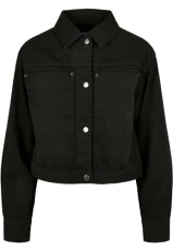 Women's Boxy Worker Jacket, Black, M Women's Boxy Worker Jacket, Black, M