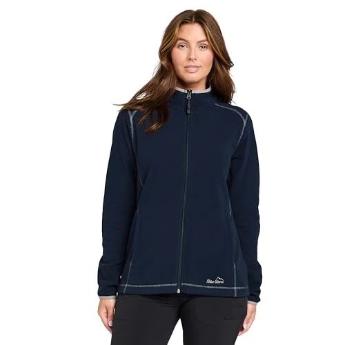 Women's Bracken Full Zip Fleece Jacket made with 100% Recycled Polyester, Women's Midweight Fleece M