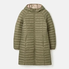 Womens Bramley Longline Padded Hooded Puffer Coat