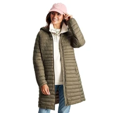 Womens Bramley Longline Padded Hooded Puffer Coat