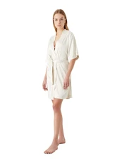 Women's Bridal Dressing Gown, Yogurt, L