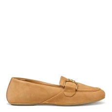 Womens Brown Leather Palmaria Ballerina Flat