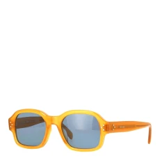 Womens Brown/Blue Sunglasses 53mm - Orange