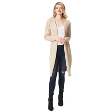 Women's Brynlee Cozy Long Cardigan Sweater, Oatmeal, 3X Women's Brynlee Cozy Long Cardigan Sweater, Oatmeal, 3X
